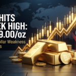 Gold bullion bars representing world gold price fluctuations at a seven-week high in August 2026.