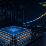 Best-performing AI stocks chart showing Micron Technology with a 625 percent one-year return.